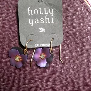Flower earrings by holly yashi